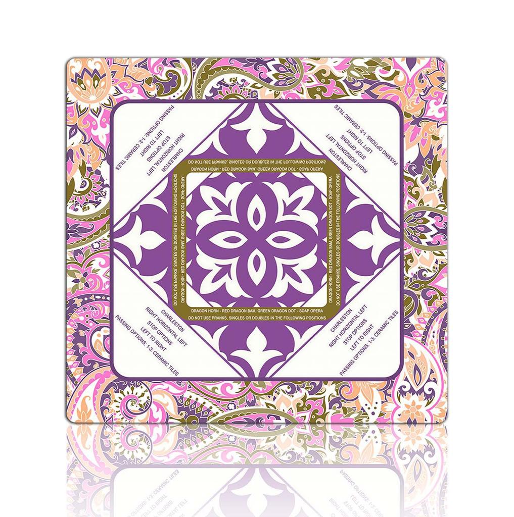 American Mahjong Non-Slip Dirt-Resistant Table Mat - Easy-Clean Protective Cover for Entertainment Activities