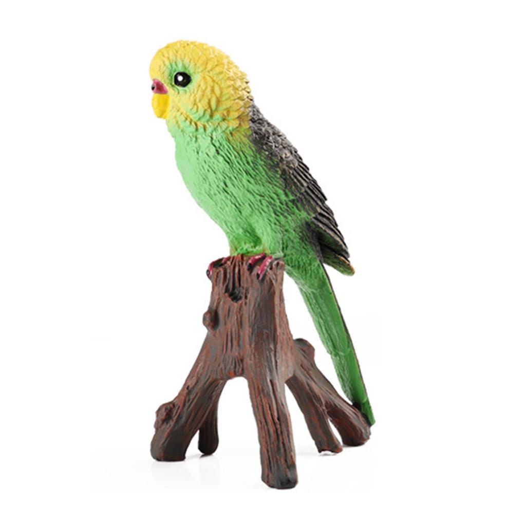 Product Name Exquisite Parrot Budgie Ornament Vivid