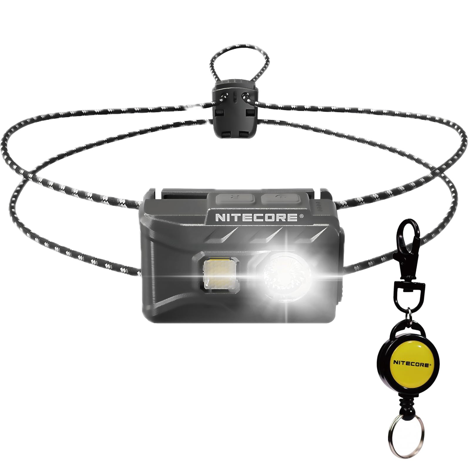 

NITECORE NU20 Classic Перезаряжаемый Переключаемый Красный IP66 Водонепроницаемый и Выдвижной 360 Люмен Японский Сверхлегкий Налобный Фонарь, 38 г, Двухцветный чёрный