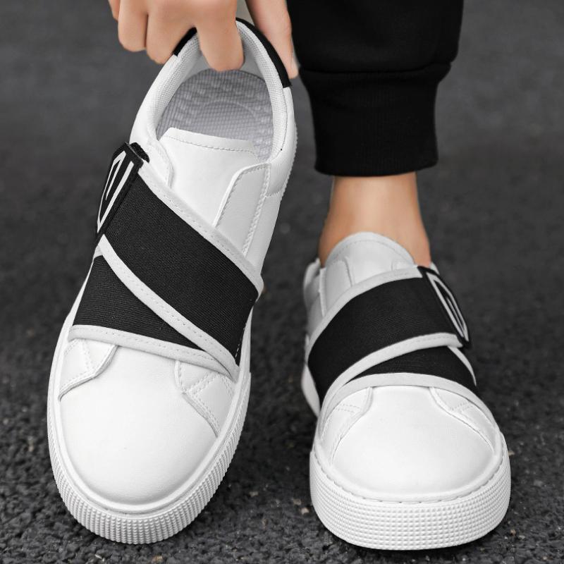 New Men Business Casual Shoes Fashion Wear-resistant Outdoor Sneakers Comfortable Walking Shoes Anti Slip Leather Walking Shoes