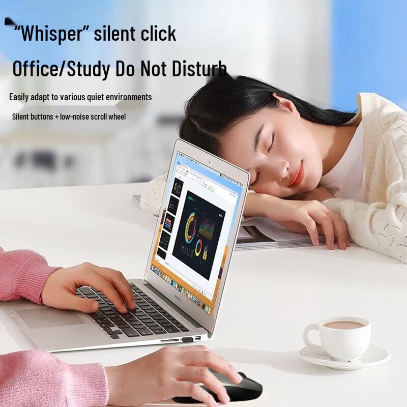 Newmen Wireless Bluetooth Dual Mode Rechargeable Silent Mouse