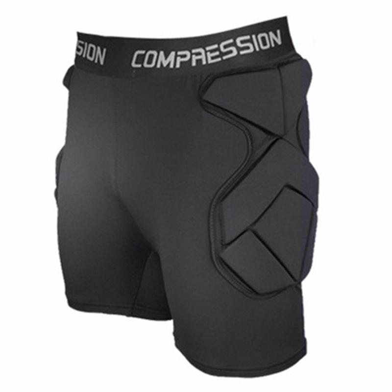 Professionelle Rugby-Fußballshorts mit Jockstrap Torwartshorts Trainingsanzug Fußball Training Torwart Hose Strumpfhose Helm