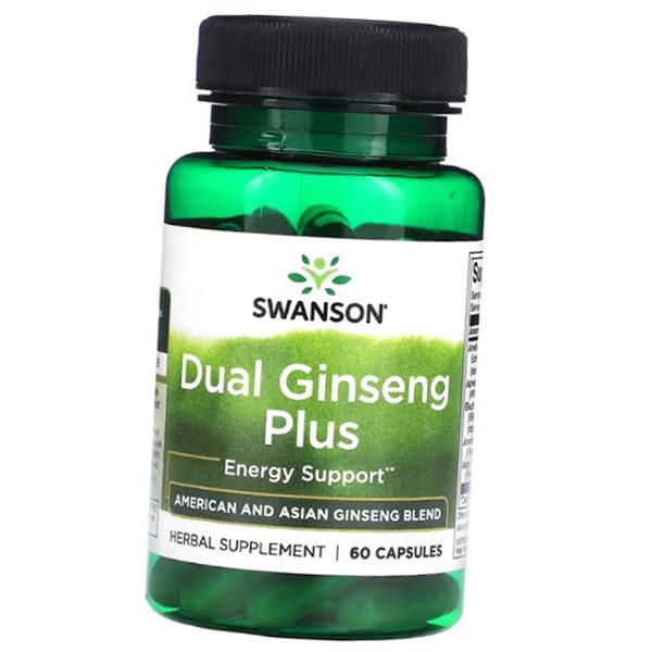 Energy Complex, Dual Ginseng Plus, Swanson 60caps (71280195)