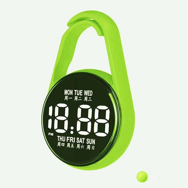 LED Digital Hanging Watch Night Light Energy Saving Silent Electronic Clock for Bedroom Living Room Wall Decor