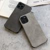 M3C Lambskin Leather Phone Case For iPhone 13 12 11 Pro Max Mini XR XS X 8 7 Plus SE 2020 Soft Silicone Shockproof Back Cover