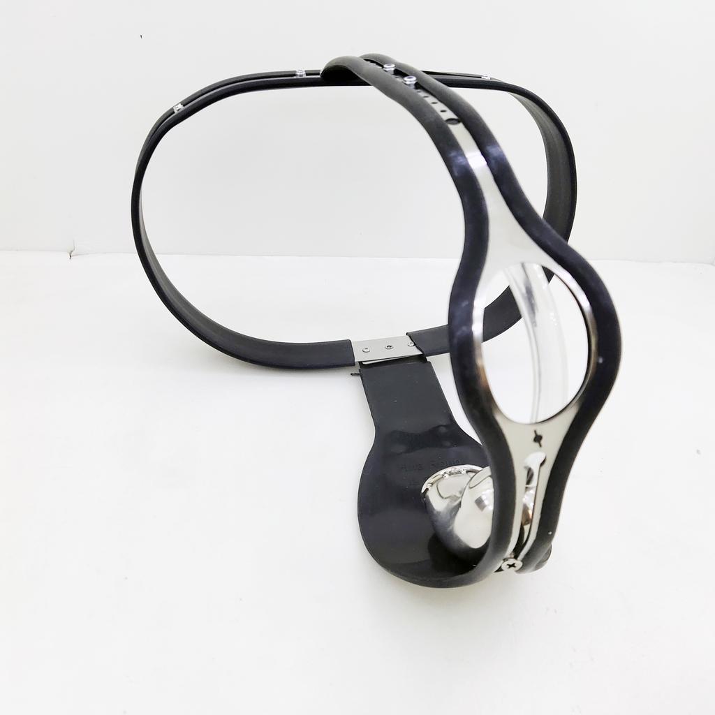 Male T-Type Stainless Steel Chastity Belt BDSM Bondage Metal Underwear Adult Games Sex Toys for Men Chastity Lock Erotic