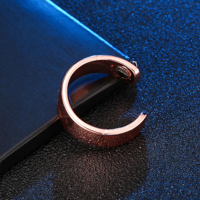 4Pcs Wide Open Magnetic Ring Adjusable Lymphatic Drainage Therapeutic Magnetic Ring Unisex for Adult Thanksgiving Gift