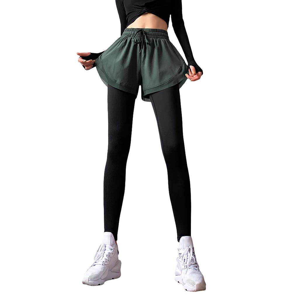 MORGEN SKY Yoga Jogger and Long for and CK010 Women's Pants, Pants, Leggings, Spats, Length, High-Waisted Loungewear, Leg-Shaping, Stretch,