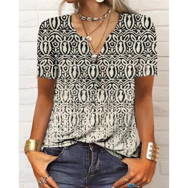 

Жіночі Модні Повсякденні Блузки та Сорочки з Довгим Рукавом та V-подібним Вирізом XXXXXL