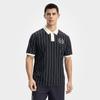 FILA Tennis Athletics Fashionable Striped Loose Short Sleeve Polo Shirt Men tops A11M533118F-ZA