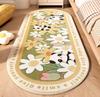 Premium Feel Long Faux Cashmere Bedside Rugs Bedroom Girls Kids Room Cozy Non-Slip Rugs