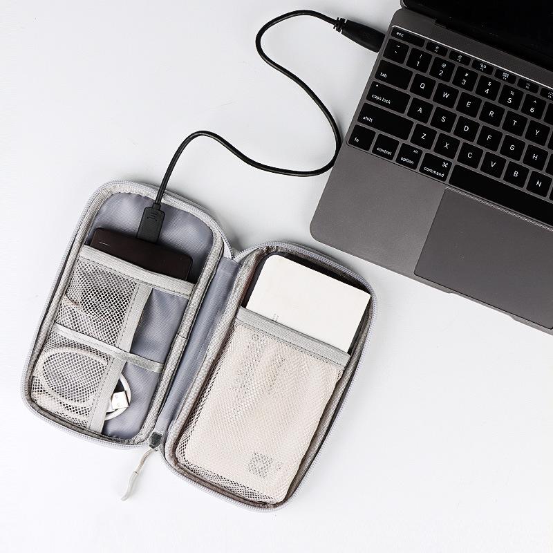 Portable Bag Organizer Wires Charger Digital Usb Gadget Power Bank Bag Gadgets Cables Wires Organizer Travel Accessories