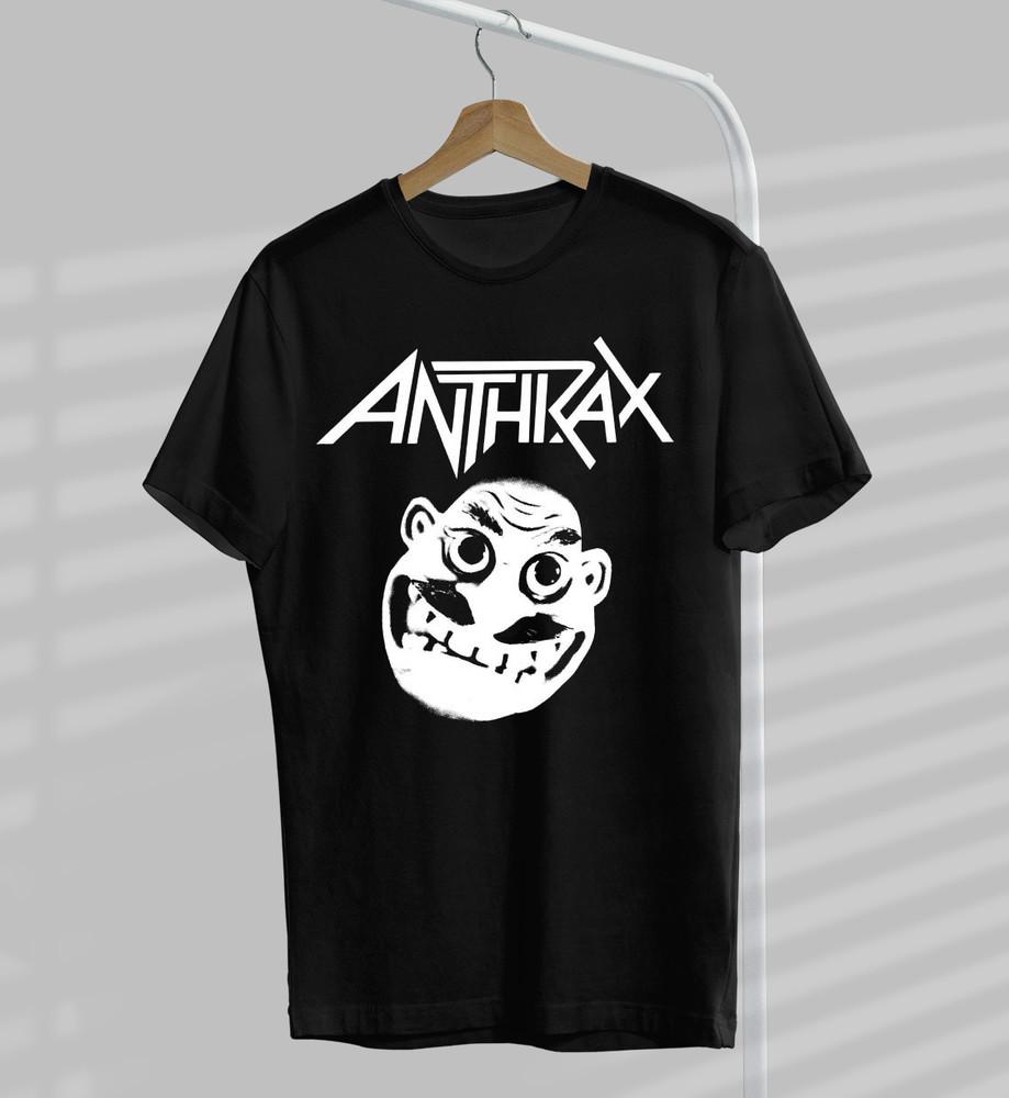 Anthrax Band Men T-shirt Black Short Sleeve All Sizes S to 4XL Unisex T-Shirt L