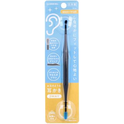 Ohrlöffel-ähnlicher Pick, 2-Wege, blau, G-2173