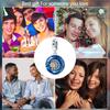 Silver Colors Astrolabe Sun&moon Star Blue Series Charms Fit Bracelet DIY Fine Jewelry Gift for Women