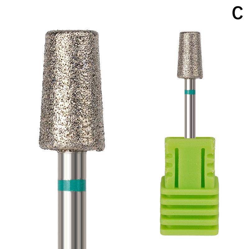 Nail Buffer Bit Polishing Carbide Grinding Tools Diamond Drill Files Left Right Hand Milling Cutter Manicure Accessories