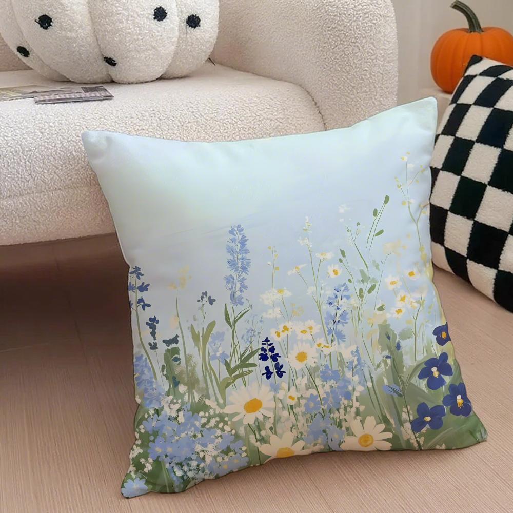 Lovely Atmosphere Pillow Cozy Decor Cushion Cover Linen Pillow Case Soft Breathable Protective Couch Room Decoration