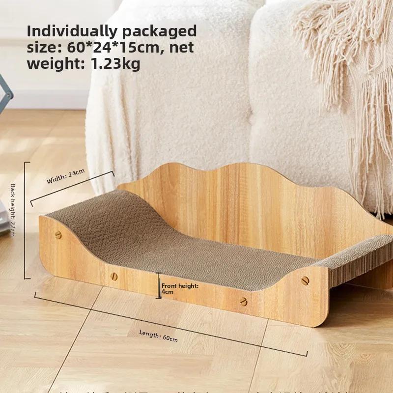 Extra Big Circular Cat Scratcher Natural Fiber Claw Maintenance Cozy Pet Nest for Indoor Cats