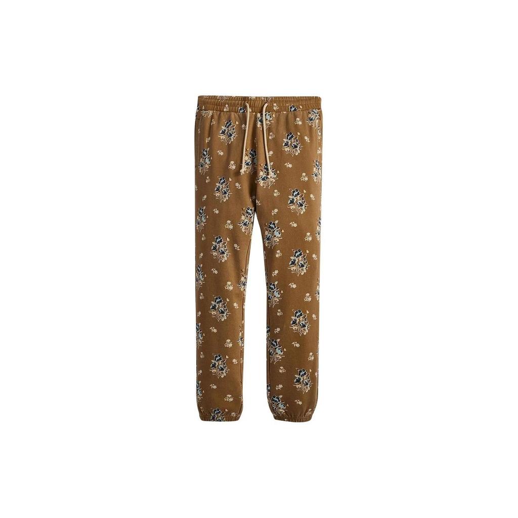 Kith Begonia Floral Williams I Sweatpant Canvas Unisex Bottoms Tan KHM060084-210