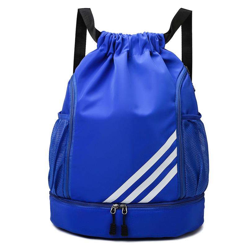 Men's Large Capacity Basketball & Swimming Drawstring Backpack - Portable Student Schoolbag with Logo Printing Option