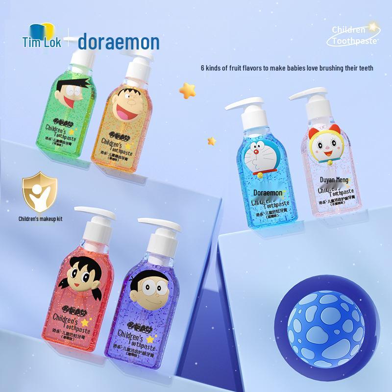Tianle Doraemon Kids' Anti-Cavity Fluoride Toothpaste, 140g, for Ages 3-12