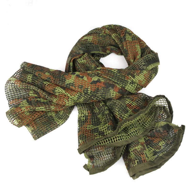 Special Forces Tactical Jungle Camouflage Multi-Purpose Mesh Scarf