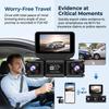 3/4 Channel Panoramic Dash Cam, 8 IR Night Vision, G-Sensor Collision Lock, 24H Parking Monitor, Universal Car Camera