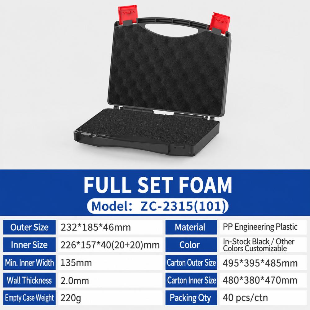 1Pcs PP Plastic Plastic Tool Organizer Storage Case  For Household Workshop Car Storage