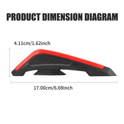 2 Stück Auto Seitenflügel Universal Winglet Aerodynamischer Spoiler Flügel Motorrad Karosserieverkleidung Luftabweiser UTV Außenzubehör