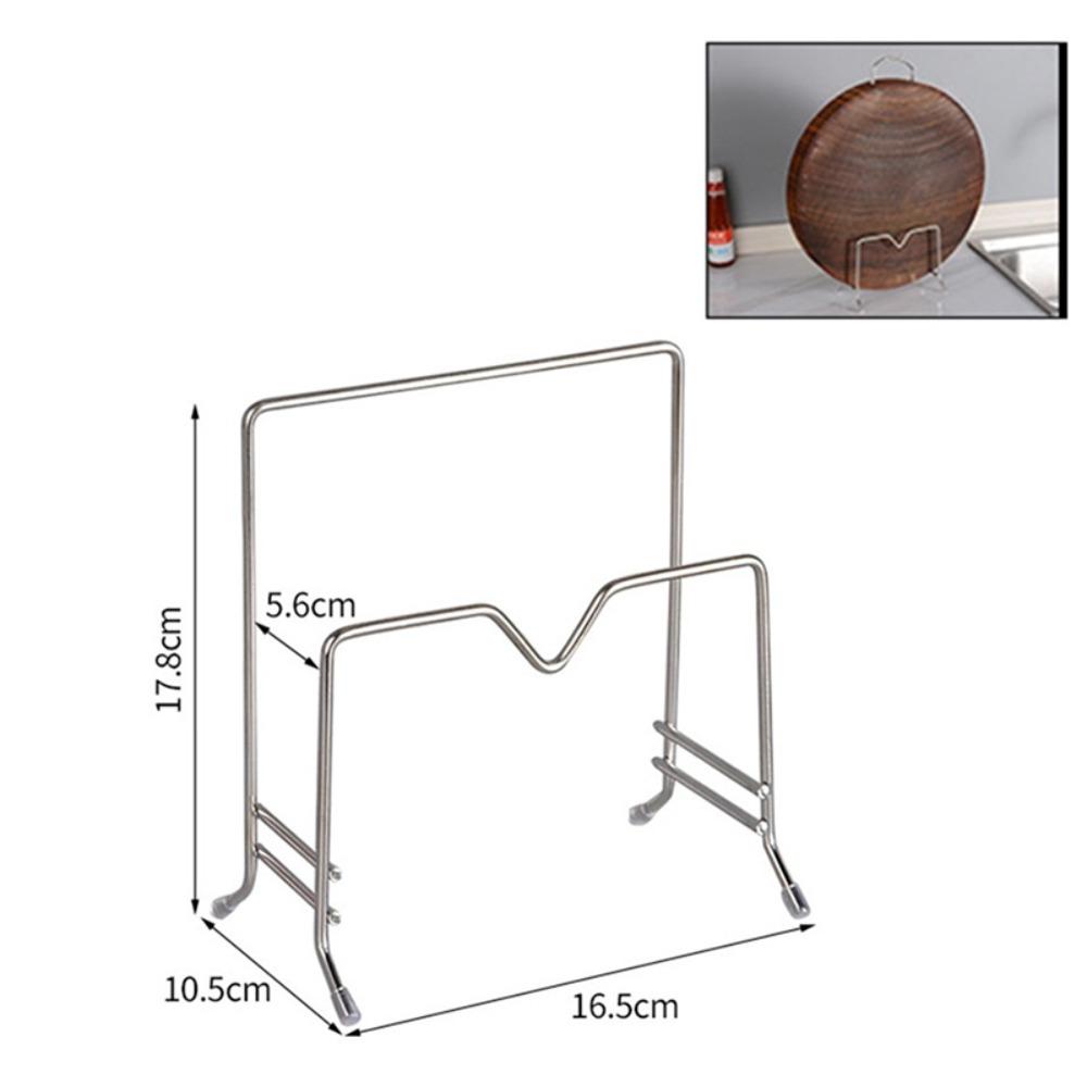 Multi-layer Stand Rack Stainless Steel Pot Lid Stand Kitchen Storage Organization Rack