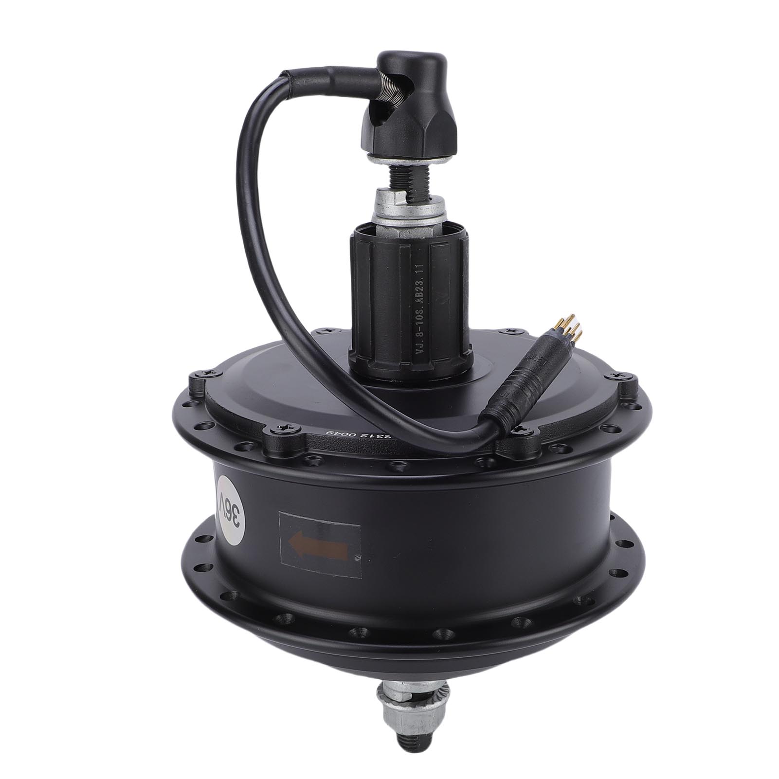 Мотор-колесо для электровелосипеда 36 В 250 Вт IP65 Водонепроницаемый Алюминиевый сплав Мотор-колесо для заднего колеса для 16 дюймов 20 дюймов 24 дюйма 26 дюймов 27,5 дюймов