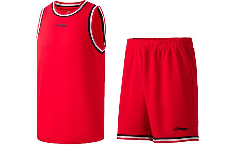 Коллекция баскетбольной одежды Li Ning Повседневная спортивная одежда Мужская Красная AATR011-2 L