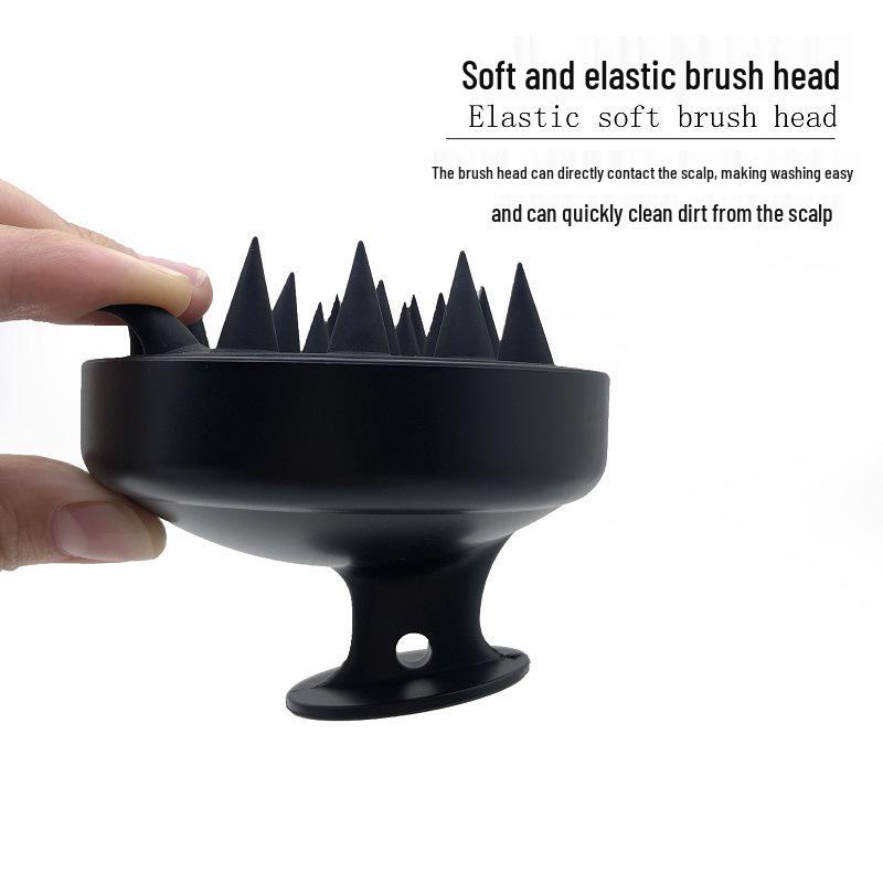 Korean Style Matte Silicone Scalp Massaging Shampoo Brush