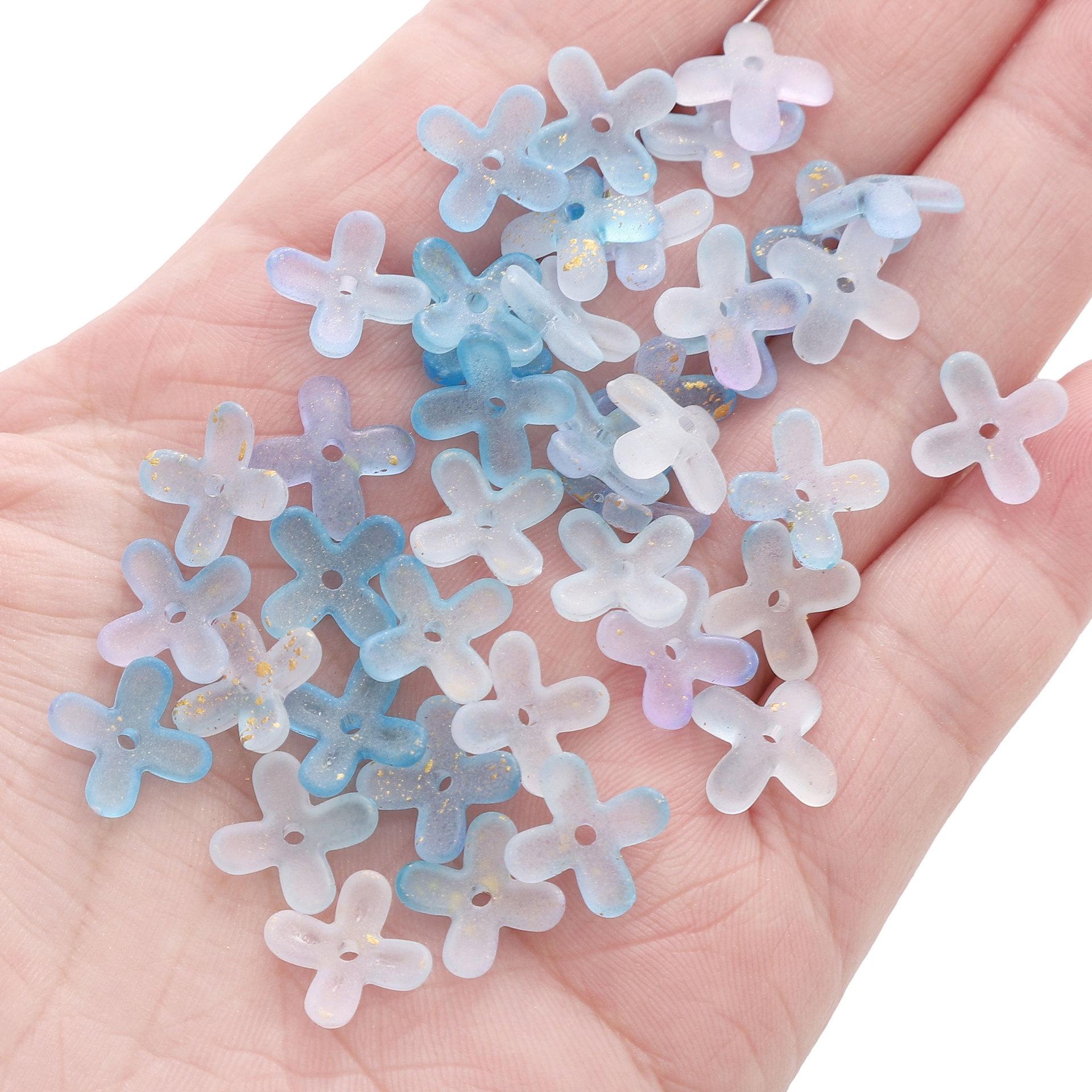 

Акриловый 9 мм горошек золотой цветок с четырьмя лепестками ручной работы сделай сам ручная работа нанизывание бусин серьги браслет ожерелье аксессуары свободные бусины материал упаковка about 80pcs x 1 bag