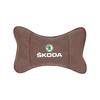 Car Headrest Memory Foam Neck Pillow Auto Accessories For Skoda Octavia A5 A6 Mk3 Fabia Kamiq Kodiaq Karoq Yeti Rapid Vrs Superb ulsh63