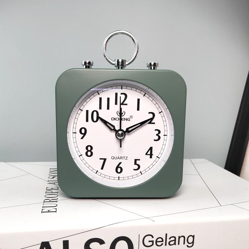Korean creative candy lazy silent alarm clock desktop simple wind clock