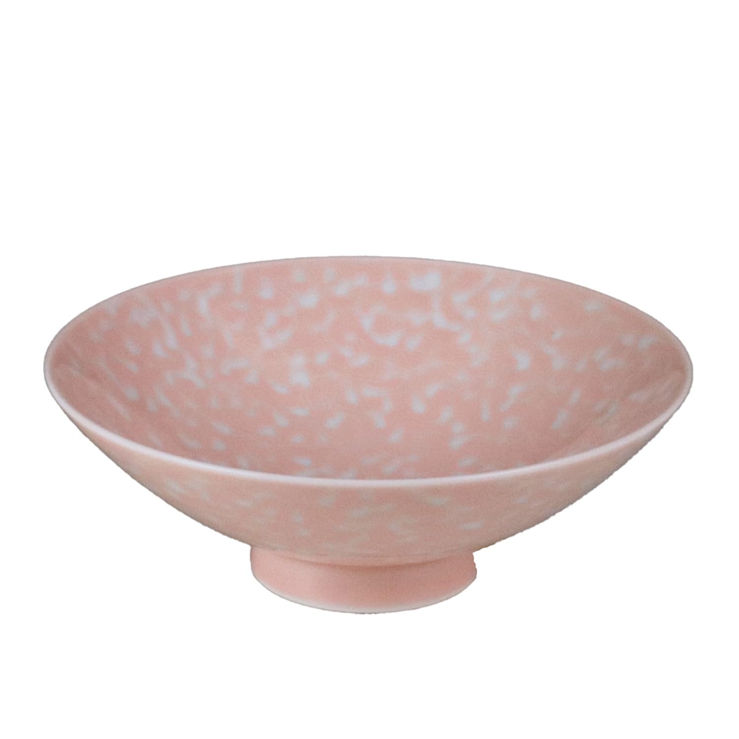 

Hakusan Porcelain Flat x Designed by Masahiro Hasami Made in Japan Bowl, Pink, Approx. 15 5.3cm, H-10, Mori, Ware,