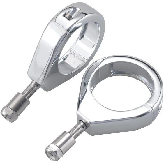 Riloer Motorcycle Fork Indicator Brackets, Aluminum Motorcycle Turn Signal Mount Brackets Turn Signal Light Indicator Bracket Clamps, Motorbike Fork