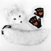 Fox Wolf Mask And Tail Set For Girls Halloween Cat Mask Tail Cosplay Fox Mask Wolf Tail Costumes Accessories For Party