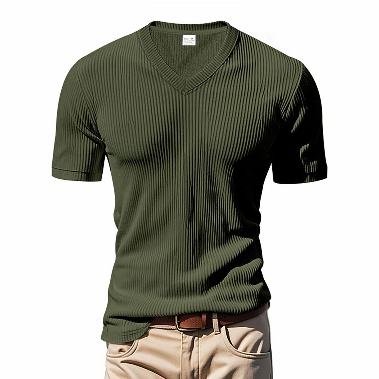 

Винтажная летняя мужская футболка, уличная одежда, 3 пуговицы, свободная одежда, футболка с коротким рукавом и принтом XXXL армия зеленый