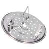 Stainless Steel Heat Resistant Steaming Rack Tripod Design Non Stick Rack for Food Cake(19CM )