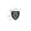 Stainless Steel Car Rear Sticker Front Emblem Steering Wheel Logo for Peugeot Lion Badge 308 3008 2008 306 307 408 407 5008 508