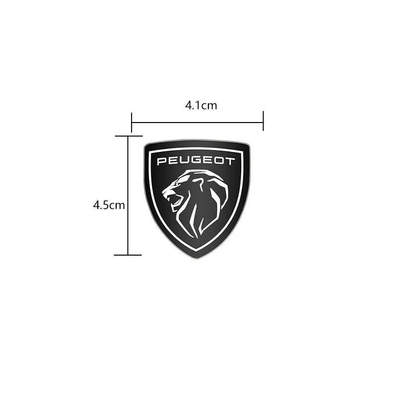 

Stainless Steel Car Rear Sticker Front Emblem Steering Wheel Logo for Peugeot Lion Badge 308 3008 2008 306 307 408 407 5008 508