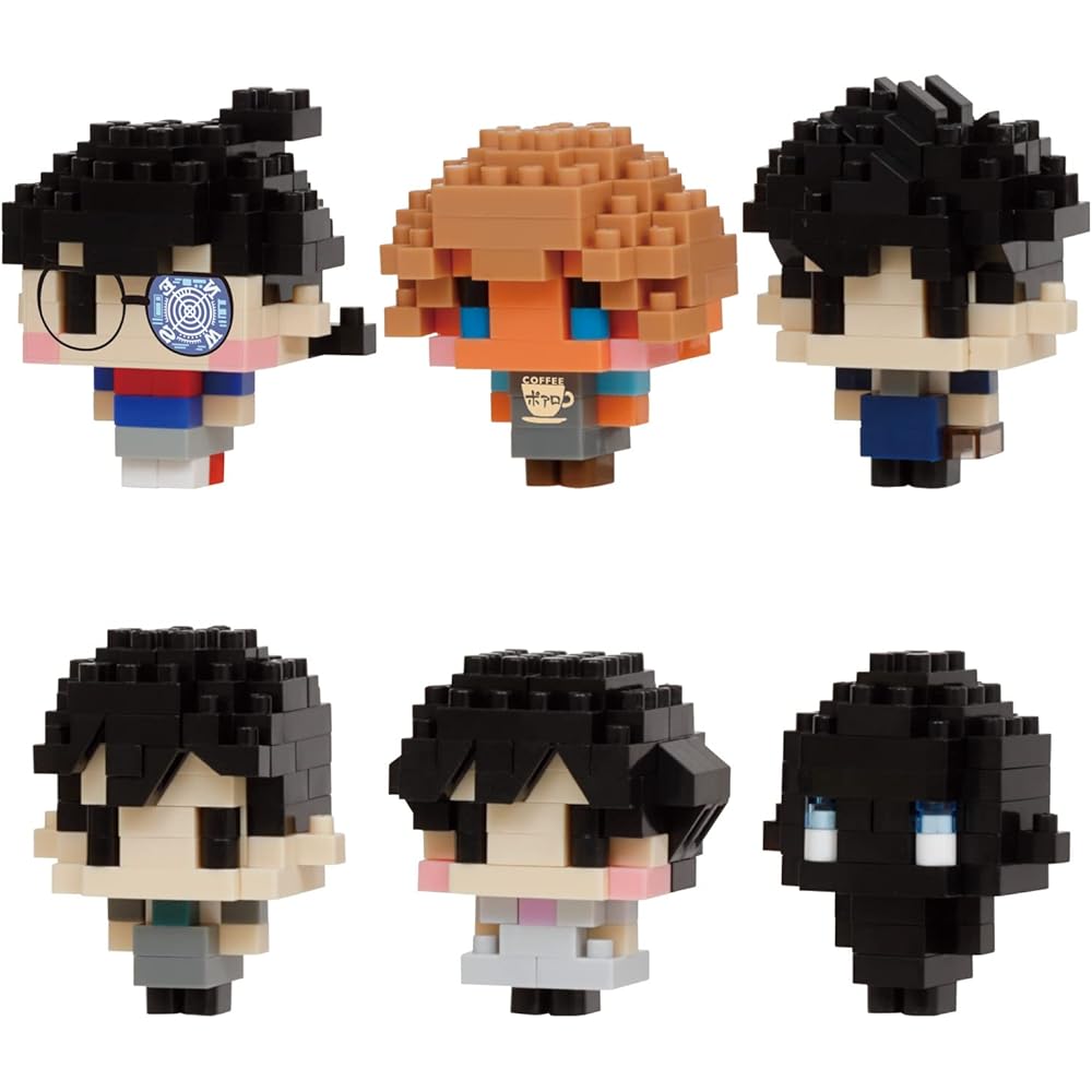 

Kawada Nano Block Mini Nano Detective Conan Vol. 3 Box Set 6 Pieces Collectible Building Toys