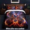 Tottenham Hotspur Design Bett Bettwäsche Set 1 Bettbezug + 2 Kissenbezüge Weich Atmungsaktiv Haushalt Bettwäsche