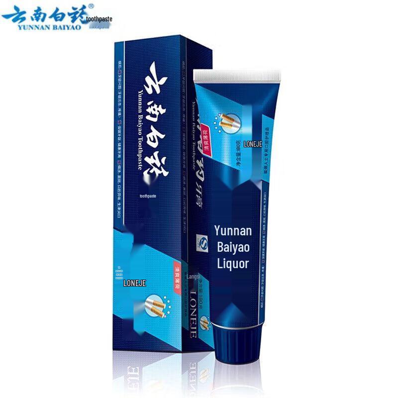 Yunnan Baiyao Longjian Освежающая мятная зубная паста для удаления пятен от курения 180 г
