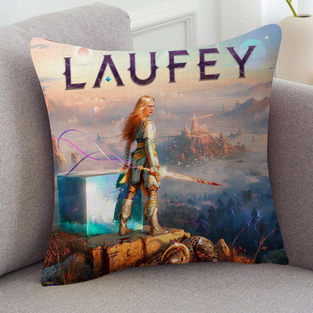Game God Of War Cute Cartoon Two-dimensional Pillowcase Bedroom Sofa Cushion Cover Nap Pillow Cover