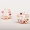 Modische High-End Light Luxury Florale Kranz Ohrstecker für Damen - Herbst/Winter Design