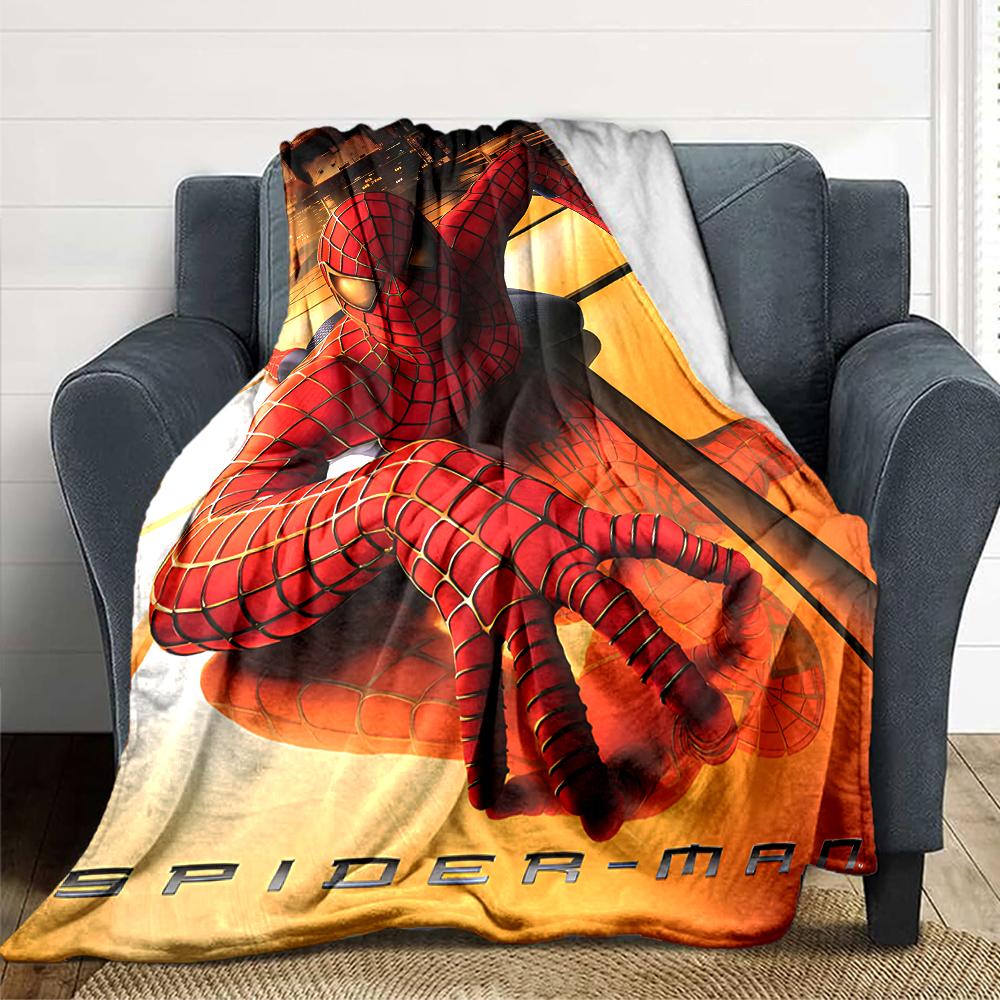 Spiderman Wonder Blanket Soft Throw Blanket For Home Bedroom Bed Sofa Travel Office Solid Christmas Blanket