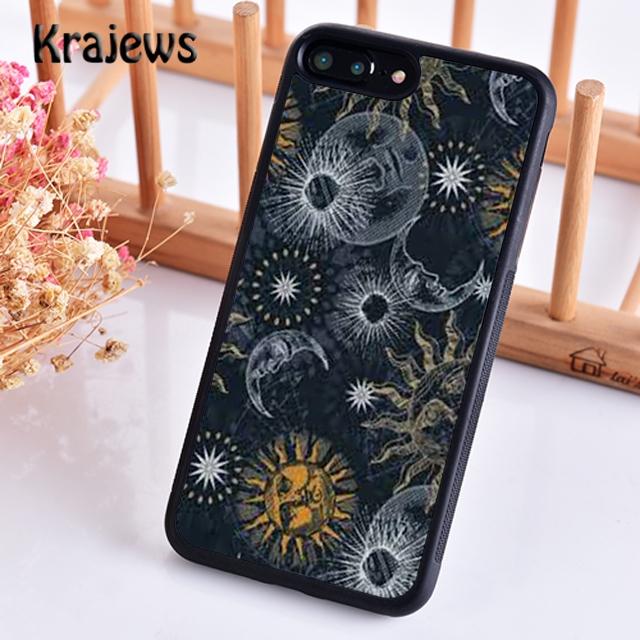 Vintage Moon and Sun Stars Phone Case Cover For iPhone 17 Air 16 15 14 Plus 12 13 Pro Max Coque Shell Fundas